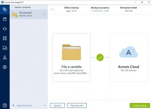 acronis true image 2017 backup network